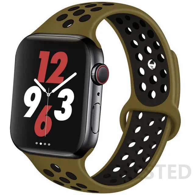 Silicone Strap For Apple Watch Band (multiple sizes available)