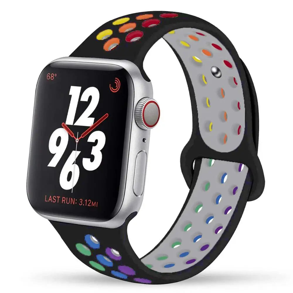 Silicone Strap For Apple Watch Band (multiple sizes available)