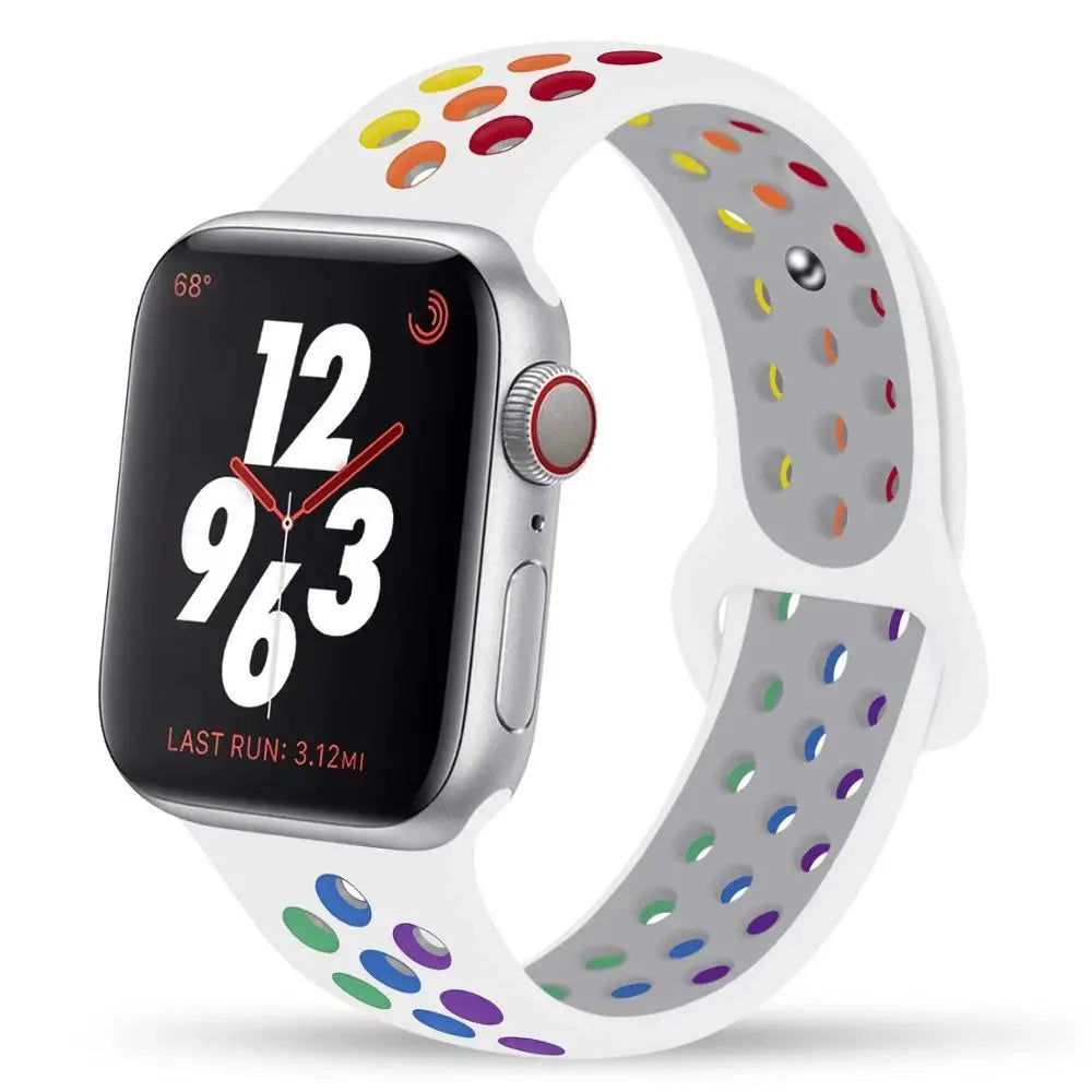 Silicone Strap For Apple Watch Band (multiple sizes available)