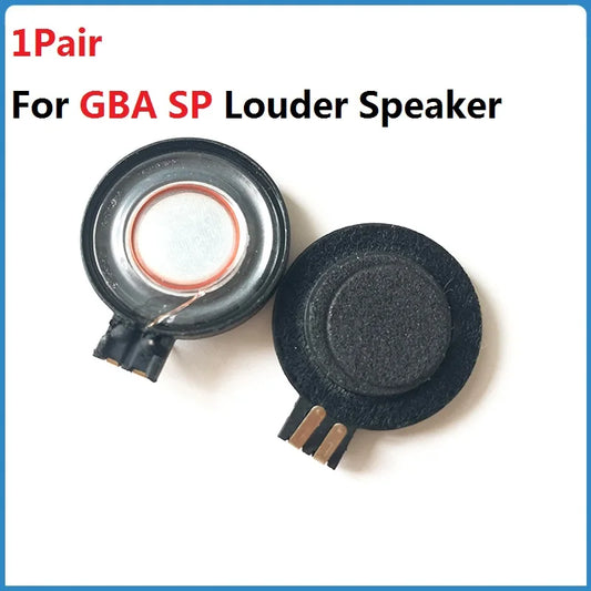 2Pcs=1Pair For GBA SP Louder Speaker GBASP Horn Built-In Sounder Host Original Accessories Gaming Repair Replacement